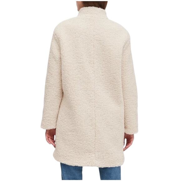 Banana Republic Cream Sherpa Coat - Picture 8 of 12